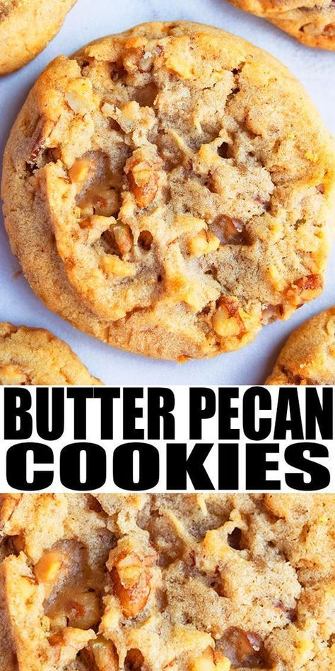 Pecan Cookie, Pecan Cookie Recipes, Butter Pecan Cookies, Favorite Cookie Recipe, Cookies Easy, Pecan Cookies, Recipes Chocolate, Easy Cookie, Pecan Recipes