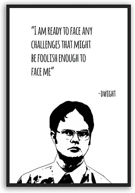 The Office Dwight Schrute Poster Dwight Poster Motivational Quote Poster The Office TV Show Wall Art and Funny Posters for Bedroom Living Room Apartment Dorm Decorations for Men UNFRAMED 16x24inch Tv Show Wall Art, Funny Apartment Decor, Office Motivational Quotes, Office Quotes Wall, Dwight Schrute Quotes, Posters For Bedroom, Show Wall, Office Quotes Funny, The Office Dwight Schrute