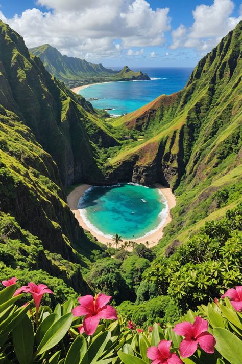 Unearthing Oahu&#8217;s Hidden Gems 🌺 Pretty Travel Pictures, Vacation Spots Aesthetic, Travel Places Aesthetic, Beautiful Travel Places, Places To Travel Beach, Places To Travel Aesthetic, Hawaii Vacation Aesthetic, Island Aesthetic Wallpaper, Pics In Nature