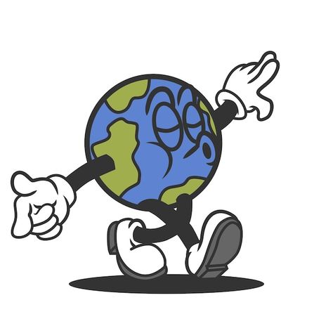 Logos, Cartoon World Globe, World Illustration Globe, Globe Graphic Design, Earth Logo Design, Earth Graphic Design, Earth Art Drawing, World Graphic Design, Cartoon Globe