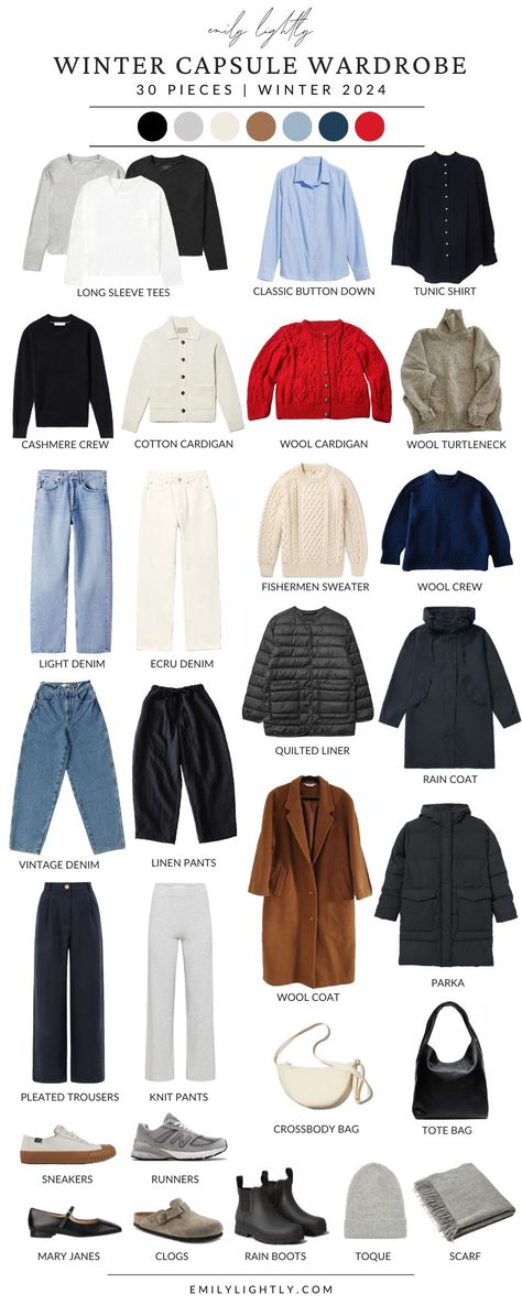 My 2024 Winter Capsule Wardrobe - Emily Lightly Winter Coats 2024, Capsule Wardrobe Scandinavian, Capsule Wardrobe Winter 2023/2024, 2024 Capsule Wardrobe, Maxi Coat Outfit, Winter Capsule Wardrobe 2023, Capsule Wardrobe For Winter, Closet Minimalista, Emily Lightly