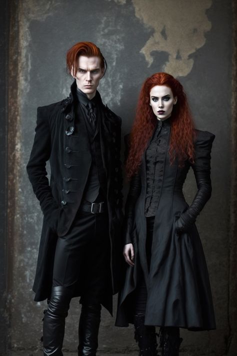 Victorian Vampire Couple Costume, 1950s Vampire, Corporate Halloween Costumes, Vampire Cosplay Female, Futuristic Vampire, Vampire Costume Couple, Vampire Couple Costumes, Vampire Outfit Female, Vampire Costume Aesthetic