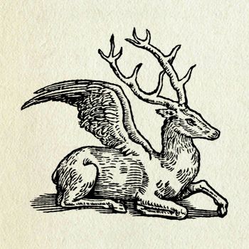 heraldry Medieval Creatures Illustrations, Medieval Mythical Creatures, Deer With Wings Drawing, Medieval Etching Art, Woodcuts Prints Medieval, Simple Woodcut Designs, Medieval Bestiary Illustrations, Medieval Drawing Reference, Etching Art Drawings