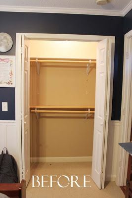 Ikea Closet System, Small Closet Makeover, Diy Kast, Small Closet Hacks, Ikea Closet Hack, Shoes Organization, Small Closet Design, Diy Closet System, Cheap Closet