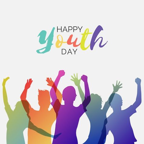 Happy Youth Day, Youth Logo, Forest Illustrations, World Youth Day, International Youth Day, Social Media Challenges, Youth Photos, Youth Empowerment, Circle Logo Design