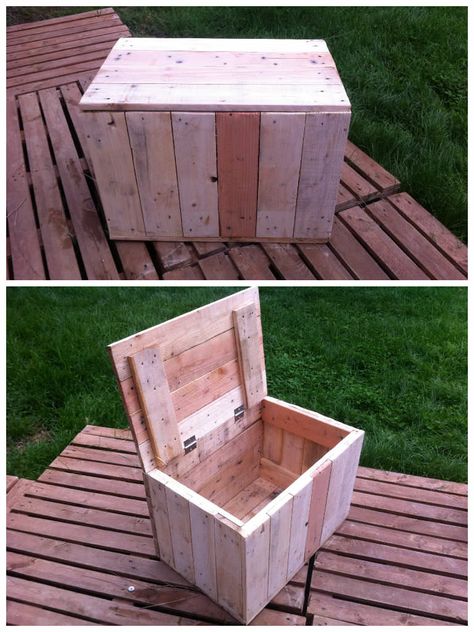 #PalletBoxe, #RecycledPallet Pallet Dog Beds, Pallet Chest, Pallet Building, Pallet Boxes, Pallet Crates, 1001 Pallets, Pallet Designs, Recycled Pallet, Pallet Creations