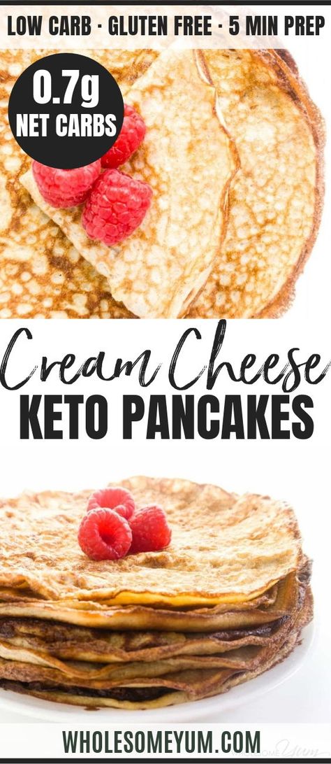 Keto Cream Cheese Pancakes 2 Ingredients, Keto With Cream Cheese Recipes, No Carb Crepes, Low Carb Pancakes Cream Cheese, Egg And Cream Cheese Pancakes, Keto Crapes Recipes Easy, Cream Cheese Pancakes Keto, Keto Crepes Recipe Easy, Keto Crepe Rolls