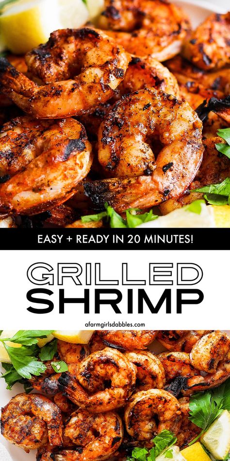 Shrimp Marinade Recipes, Grilled Shrimp Marinade, Easy Grilled Shrimp Recipes, Grilled Shrimp Salad, Grilled Shrimp Recipe, Shrimp Bbq Recipes, Grilled Prawns, Bbq Shrimp, Marinated Shrimp