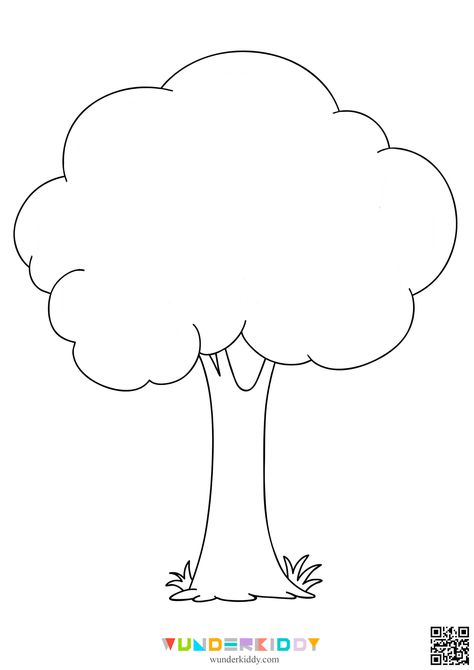 Dreams And Fears Tree Activity, The Giving Tree Illustrations, How To Make Family Tree, Tree Templates For Kids Free Printable, The Giving Tree Activities Preschool, Tree Pictures Drawing, Free Tree Printable, Tree Activities For Kindergarten, Free Tree Template Printable