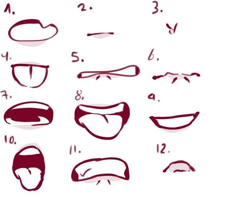 Lukisan Landskap, Lukisan Fesyen, Drawing Face Expressions, Mouth Drawing, Eye Drawing Tutorials, Desen Anime, Lips Drawing, Pencil Drawings Easy, Art Tools Drawing