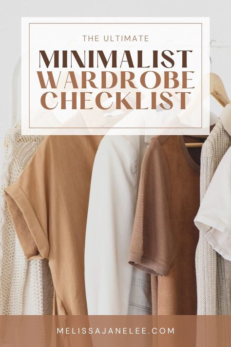 neutral colored clothing on a rail Soft Minimalist Outfit, Minimal Capsule Wardrobe Year Round, Women Essentials Wardrobe, Capsule Neutral Wardrobe, Minimalist Closet Women, Minimize Closet Minimalist Wardrobe, How To Dress Like A Minimalist, Minimalist Outfit Dress, Crunchy Capsule Wardrobe