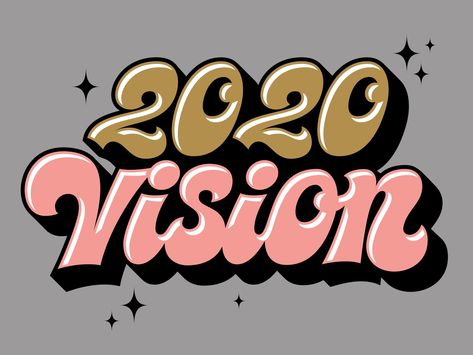 2020 Vision // Christoffer Persson Vision Board Calligraphy, Vision Aesthetic, Vision Logo, Stickers Template, Galaxy Wallpaper Iphone, 2020 Vision, Lettering Inspiration, Hair Color Brown, Sticker Template