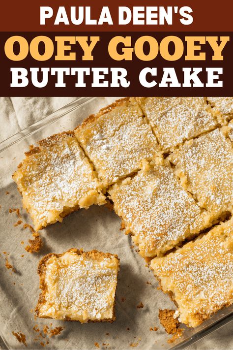 Paula Deens Ooey Gooey Butter Cake Pumpkin, Butter Cake Gooey Paula Deen, Paula Deans Ooey Gooey Butter Bars, Goody Butter Cake, Paula Deens Gooey Butter Cake, Paula Deens Ooey Gooey Pumpkin Cake, Paula Deen Ooey Gooey Bars, Best Gooey Butter Cake, Best Paula Deen Recipes