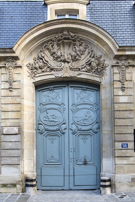 Paris Doors, Parisian Doors, Paris Door, Paris Night, Elegant Doors, Decor Large Wall, When One Door Closes, Paris Decor, Parisian Cafe