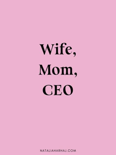 Check out this powerful mom boss quote for working moms and new moms! Wife, Mom, CEO is my status Being a mom is hard quote for working I totally get that. My coaching services help women with finding balance and working while being a good mom. Aesthetic Mom Lifestyle, Feminine Ceo Aesthetic, Black Boss Mom Aesthetic, Working Mom Astethic, Mom Wife Quotes, Entrepreneur Mom Quotes, Be A Boss Quotes Woman, Rich Mom Quotes, Work Mom Aesthetic