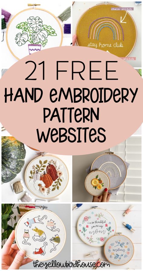 Amigurumi Patterns, Hoop Embroidery Pattern Free, Daily Embroidery Challenge, Running Stitches Embroidery, Dainty Floral Embroidery, Peel And Stick Embroidery, Embroidery Patterns For Mom, Easy Floral Embroidery Patterns Free, Learning To Embroider Hand Embroidery