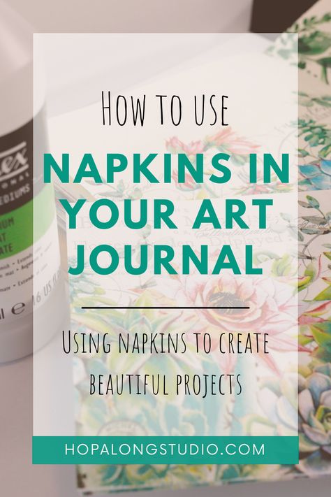 What Is Art Journaling, Art Journal Easy Ideas, Art Journal Covers Ideas, Art Journalling Ideas, Simple Art Journal Pages, Painted Journals Covers, Napkin Art Diy Crafts, Journaling Pages Aesthetic, Junk Art Journal