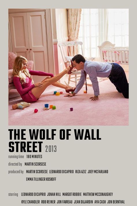 Wolf From Wall Street, Wolf Of Wall Street Poster, Margot Robbie Poster, Margot Robbie Movies, Street Poster, Movies To Watch Teenagers, The Wolf Of Wall Street, Movie Hacks, Girly Movies