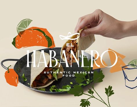 Tacos on Tour :: Behance Spanish Branding Design, Mexican Restaurant Color Palette, Mexican Food Graphic Design, Spanish Restaurant Branding, Latin Restaurant Design, Mexican Food Branding, Spanish Graphic Design, Mexican Restaurant Branding, Spanish Branding