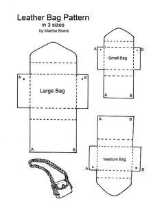 Bag Tutorials, Handmade Leather Bag Pattern, Leather Purse Pattern, Leather Bag Tutorial, Lilac Fabric, How To Make Leather, Birds Fabric, Bag Template, Leather Working Patterns