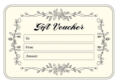 Printable Voucher Template Free, Massage Voucher Template, Printable Gift Certificate Template Free, Printable Gift Cards Template, Dinner Coupon Printable, Gift Template Printable, Free Gift Certificate Template Printable, Gift Voucher Template Printable Free, Gift Card Template Printable Free