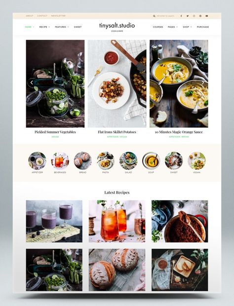 De Stijl, Essen, Food Blog Layout, Food Blog Design Layout, Food Blog Inspiration, Food Blogger Branding, Food Blog Template, Recipe Blog Design, Food Blog Aesthetic