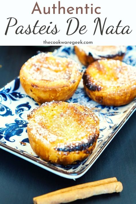 Natas Recipe, Portuguese Custard Tarts, Egg Tart Recipe, Portuguese Tarts, Custard Tarts Recipe, Custard Tarts, Mini Tarts, Portuguese Desserts, Portuguese Cuisine