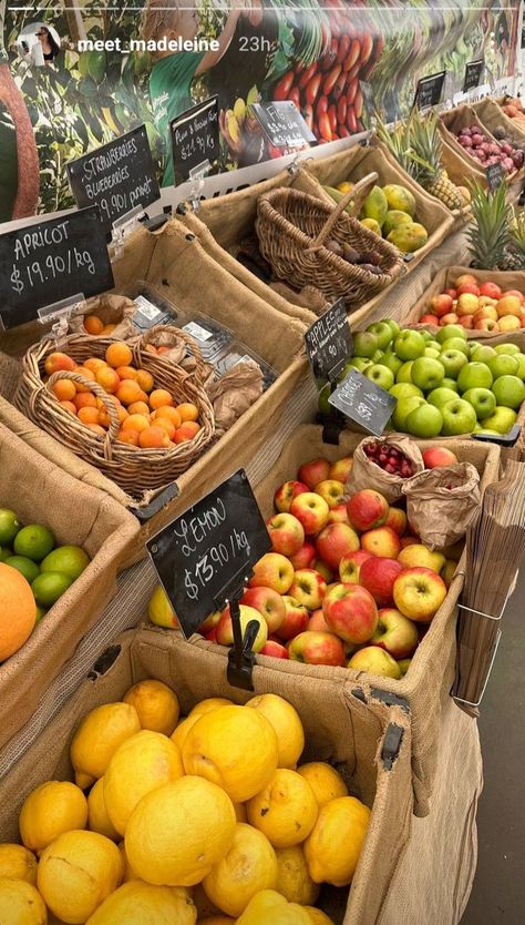 Organic Groceries Aesthetic, Organic Food Market Aesthetic, Organic Farm Aesthetic, Wwoofing Aesthetic, Farm Shop Aesthetic, Whole Foods Market Aesthetic, Fruit Farm Aesthetic, Food Shop Aesthetic, Food Market Aesthetic