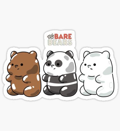 We Bare Bears Wallpapers, Tumblr Stickers, Scrapbook Stickers Printable, We Bear, Vinyl Sticker Paper, Bare Bears, We Bare Bears, Bear Wallpaper, Bear Cartoon