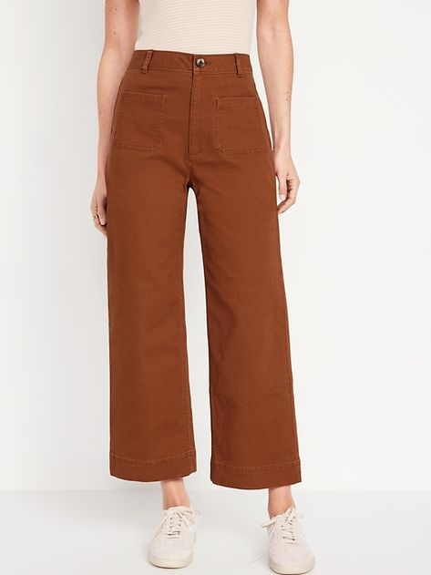 Plus Size Wide Leg Pants, Petite Dress Pants, Wide Leg Pants Outfit, Cropped Chinos, High Waisted Wide Leg Pants, Wide Leg Crop Pants, Fashion For Petite Women, Cropped Linen Pants, Cropped Wide Leg Pants