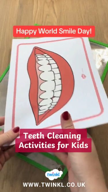 Teeth Cleaning Activities for Kids | Twinkl Teaching Resources Hygiene Projects For Preschoolers, World Oral Health Day Activities, Tooth Cleaning Activity, Brushing Teeth Worksheet Preschool, Dental Day Preschool, Teeth Cleaning Activity For Preschool, Oral Hygiene Activities For Preschoolers, Toothbrush Activities For Preschool, Dental Activity For Kids