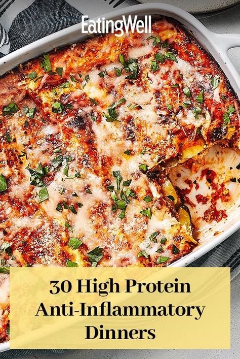 Meat Free Lunch Ideas, Fall Vegetarian Recipes, Protein Dinner Recipes, Inflammation Diet Recipes, Meatless Mains, Mediterranean Diet Recipes Dinners, Eating Well Recipes, Protein Dinner, Easy Mediterranean Diet Recipes