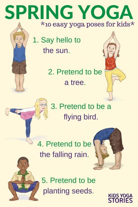 Yoga Poses for Spring - learn about spring through movement | Kids Yoga Stories Preschool Yoga, Uppfostra Barn, Disiplin Anak, Kid Yoga Lesson Plans, Yoga Poses For Kids, Yoga Lesson Plans, Diy Yoga, Childrens Yoga, Yoga Story