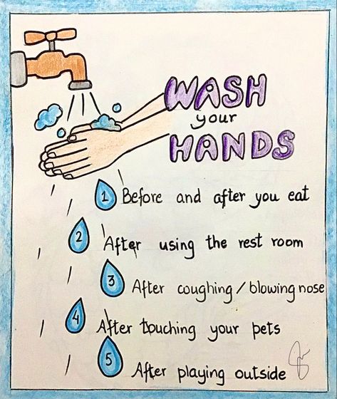 Awareness poster for kids Personal Hygiene Poster For Kids, Health Awareness Poster Drawing, Cleanliness Quotes For School, Hand Hygiene Posters Nursing, Health And Cleanliness Project, Hygiene Chart For Kids, Health And Hygiene Posters For Kids, Good Habits Chart For Kids, Cleanliness Poster Ideas For Kids