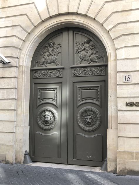 Doors of Paris Paris Door Entrance, Parisian Doors, Paris Door, Door Entrance, Entrance Foyer, Modern Door, Garden Doors, Beautiful Doors, Entrance Doors