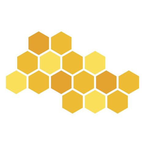 Honey Comb Graphic Design, Honeycomb Shape Design, Honeycomb Design Pattern, Honey Comb Drawing, Honey Comb Patterns, Honeycomb Vector, Honeycomb Drawing, Honeycomb Pattern Design, Honeycomb Logo