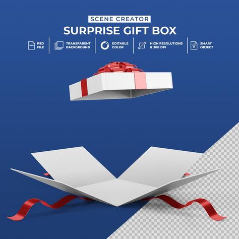 Box Creative Design, Give Away Winner Announcement Template, Gift Poster Design Ideas, Gift Ads Creative, Gift Creative Ads, Gift Poster Design, Gift Box Opening, Open Box Design, Gift Graphic Design