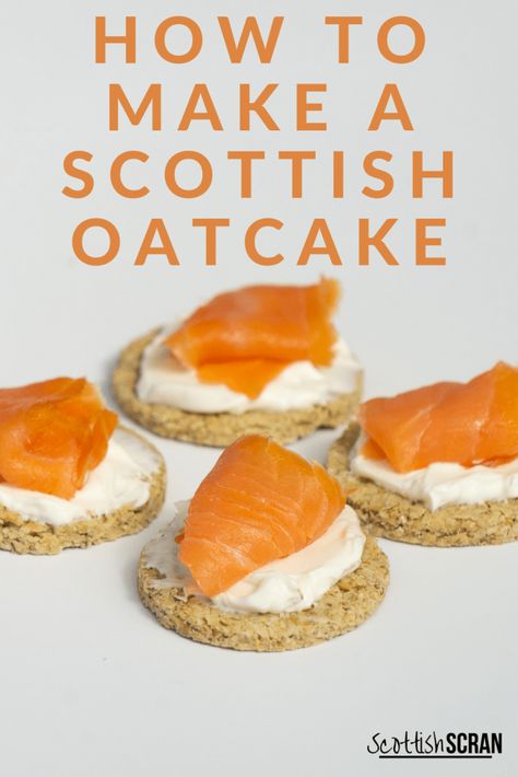 Easy Scottish Oatcakes Recipe - Scottish Scran Scottish Snacks, Oatcakes Recipe, Scottish Scran, Scottish Oatcakes, Traditional Scottish Food, Scottish Oat Cakes, Scottish Desserts, Oat Cake Recipes, Scotland Food