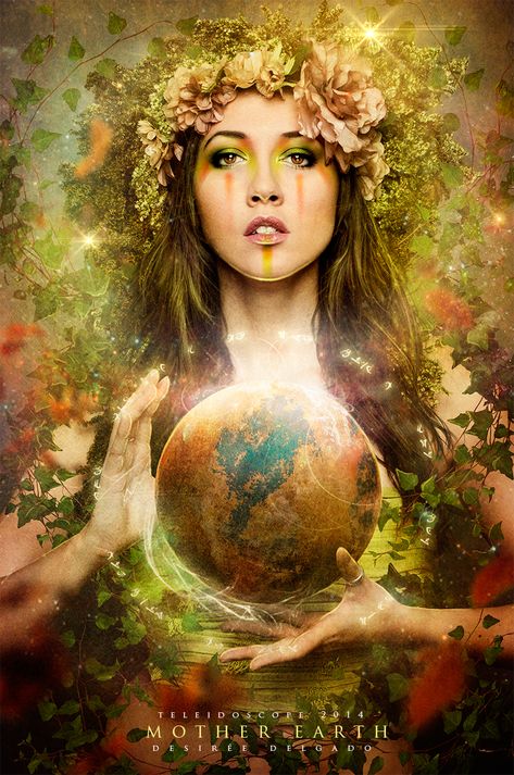 Nature Mother proyectos | Fotos, vídeos, logotipos, ilustraciones y marcas en Behance Mother Earth Drawing, Mother Nature Goddess, Gaia Goddess, Mother Earth Art, Wiccan Art, Mother Nature Tattoos, Earth Drawings, Josephine Wall, Nature Goddess