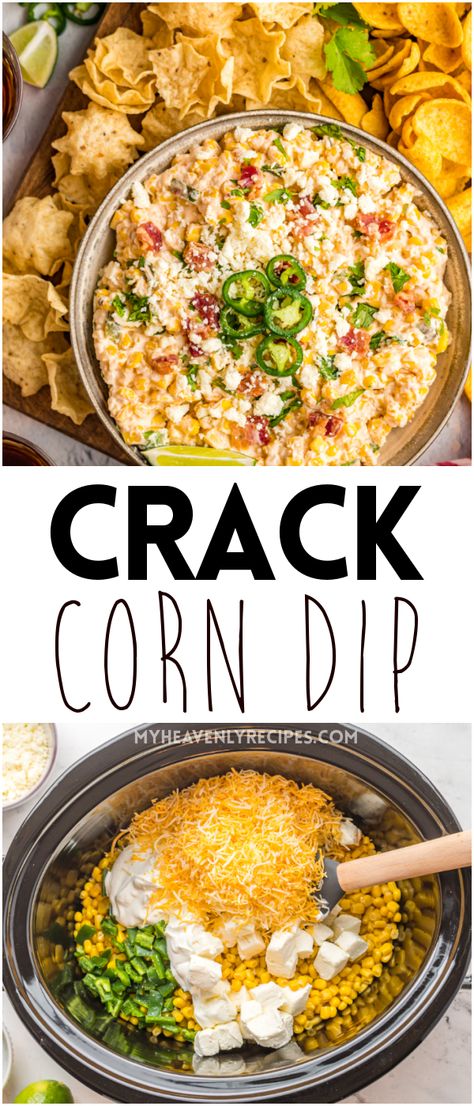 corn crack dip Slow Cooker Appetizers, Corn Dip, Dip Recipes Easy, Super Bowl Party, Superbowl Party Food, Super Bowl Food, Dip Recipe, Party Food Appetizers, Game Day Food