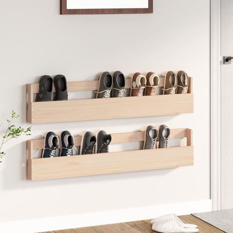 Small Shoe Rack, Modern Shoe Rack, Wall Mounted Shoe Rack, Shoe Storage Small Space, Shoe Organiser, Wood Shoe Rack, Shoe Rack Closet, Closet Shoe Storage, Shoe Storage Solutions