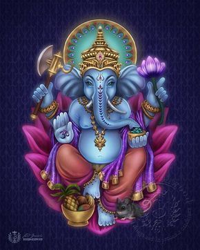 Arte Ganesha, Ganesh Tattoo, God Ganesh, Ganesha Tattoo, Shri Ganesh, Lord Ganesha Paintings, Ganesh Art, Ganesh Images, Ganesha Painting