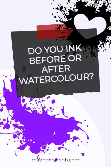 Do you ink before or after watercolour? The answer is that both ways work! Combining pen and ink with watercolour produces lovely mixed media artwork when done correctly. So, read through this pen and ink watercolour tutorial to learn how to use watercolour and ink for beginners. You’ll learn about watercolour painting techniques as well as which pen and ink art supplies to use. So pin this for later! Pen Wash Watercolour, Glass Pen Watercolor, Pen And Watercolor Tutorial, Painting With Inks Watercolour, Watercolour Ink Art, Pin And Ink Art Drawings, Watercolour And Ink Illustrations, Watercolour Pens Art, Watercolor With Ink