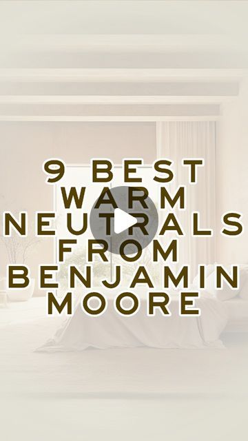 Loren Kreiss on Instagram: "Wanna know the 9 best warm neutral paints from Benjamin Moore? 

#paintcolors #whitepaint #interiordesigntrends #interiordesigninspiration #homeinspiration #luxuryinteriordesign #benjaminmoore #neutralinteriors #kitchencabinets" Moonshine Benjamin Moore Kitchen, Linen Benjamin Moore Paint, Neutral Interior Paint Colors Benjamin Moore, Natural Cream Walls Benjamin Moore, Benjamin Moore Frosted Toffee, Stoneware Benjamin Moore, French Canvas Benjamin Moore Living Room, Warm Neutral Paint Colors Benjamin Moore, Benjamin Moore Warm Whites For Walls