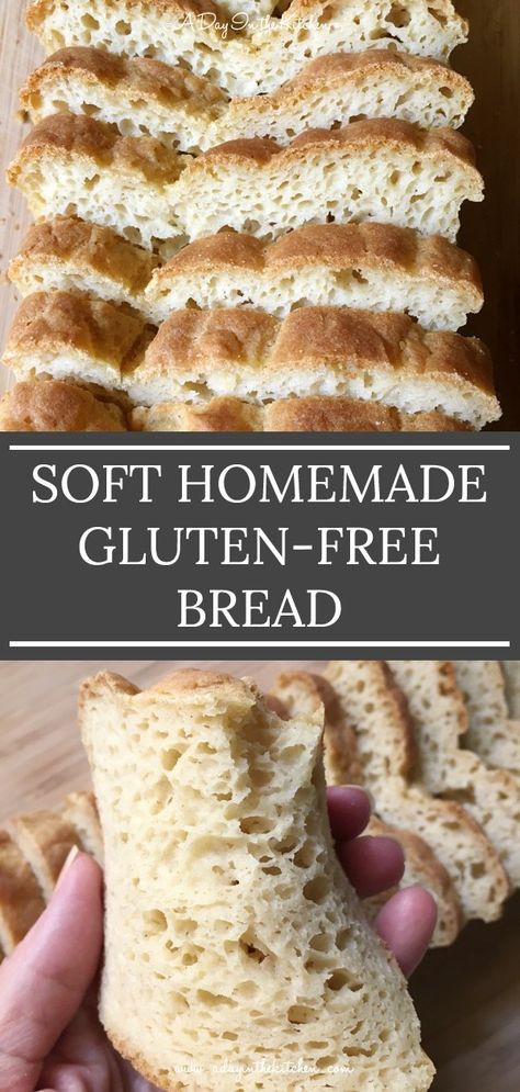 Glutenfri Baking, Homemade Gluten Free Bread, Best Gluten Free Bread, Gluten Free Recipies, Gluten Free Recipes Bread, Low Carb Dessert, Homemade Gluten Free, Types Of Bread, Gluten Free Dairy Free Recipes