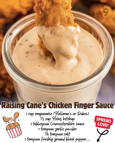 Raising Cane’s Chicken Finger Sauce: The Ultimate Homemade Recipe You Need to Try! 6 Copy Cat Canes Cause, Chicken Finger Sauce, Raising Canes Chicken Recipe, Raising Cane Sauce Recipe, Recipe Deli, Homemade Chicken Fingers, Canes Sauce, Secret Sauce Recipe, Chicken Finger