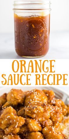 How To Make Orange Sauce, Sauce For Stir Fry Chicken, Sauces For Cauliflower, Diy Orange Chicken, Chicken With Orange Sauce, Best Chicken Sauce, Orange Sauce For Chicken, Chicken Nugget Sauce, Sauce For Cauliflower