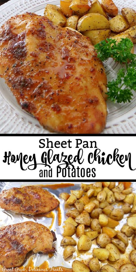 Sheet Pan Chicken and Potatoes is a simple dinner recipe that requires few ingredients and is quick to throw together. Sheet Pan Chicken And Potatoes, Chicken And Potatoes, Sheet Pan Chicken, Sheet Pan Dinners Recipes, Simple Dinner, Pan Chicken, Food Recepie, Sheet Pan Dinners, Health Dinner Recipes