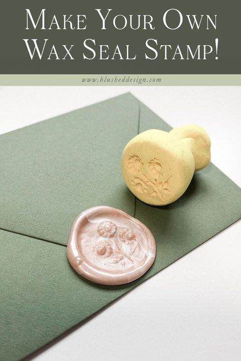 How to make your own wax seal stamp! This video tutorial is super easy to follow, affordable and really FUN too! Follow this video tutorial to create a DIY wax seal stamp! #waxseal #waxsealstamp Diy Wax Seal Stamp, Wax Seal Stamp Diy, Diy Wax Seal, Wax Seals Diy, Peony Watercolor, Candle Tutorial, Raw Sienna, Cadmium Yellow, Watercolor Peony