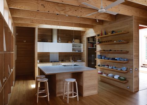 Alvar Aalto, Kitchen Interior, Light Hardwood Floors, Scandi Design, Tiny Kitchen, Kitchen Stools, Wood Kitchen, Kitchen Living, Room Inspiration